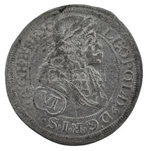 Ausztria 1689MM 6kr Ag 