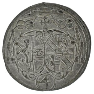 Osztrák államok / Salzburg 1692. 4kr Ag Johann Ernst von Thun (2,13g) T:XF Austrian States / Salzburg 1692...