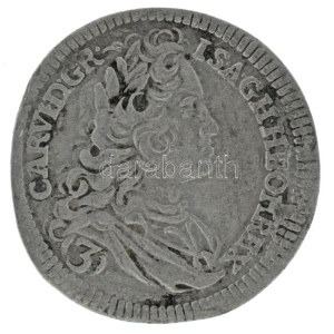 Csehország / Történelmi tartomány 1730. 3kr Ag VI. Károly (1,70g) T:XF enyhén hajlott / Bohemia 1730. 3 Kreuzer Ag ...