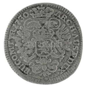 Csehország / Történelmi tartomány 1730. 3kr Ag VI. Károly (1,70g) T:XF enyhén hajlott / Bohemia 1730. 3 Kreuzer Ag ...