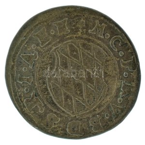 Német államok / Bajorország DN (1623) 2kr Ag I. Miksa (1,18g) T:XF patina / German states / Bavaria DN (1623...