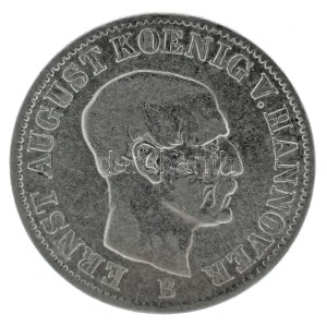 Német államok / Hannoveri Királyság 1851B 1/12 Tallér Ag Ernő Ágost (2,61g) T:XF,VF German states ...