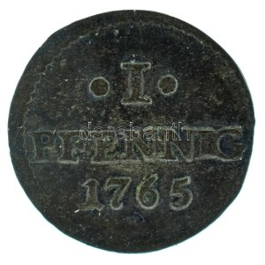 Német államok / Szászország 1765C 1pf billon III. Frigyes Ágost (0,35g) T:XF / German states ...