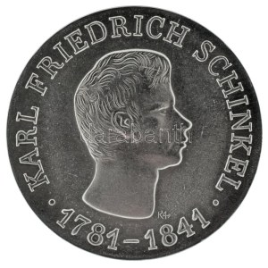 Német Demokratikus Köztársaság 1966. 10M Ag Karl Friedrich Schinkel kapszulában T:AU ...