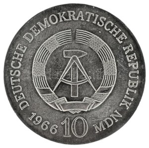 Német Demokratikus Köztársaság 1966. 10M Ag 