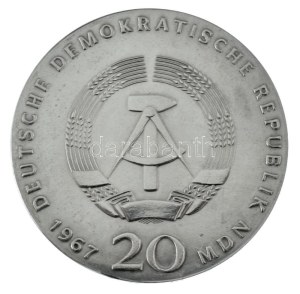 Német Demokratikus Köztársaság 1967. 20M Ag 