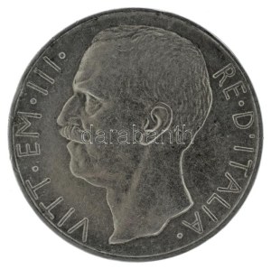 Olaszország 1929R 10L Ag 