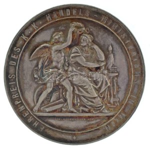 Ausztria 1882. Ehrenpreis des K. K. Handels-Ministeriums in Wien / Franz Joseph I. Kaiser von Oesterreich...