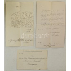Osztrák-Magyar Monarchia 1884. OESTERR. KAISER L. EISERNE KRON- ORDENS- DIPLOM III. CLASSE (Vaskorona Rend III...