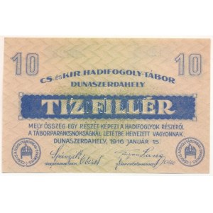 Dunaszerdahely / hadifogolytábor 1916. január 15. 10f 12 0728 T:UNC / Hungary / Dunaszerdahely (Dunajská Streda) ...
