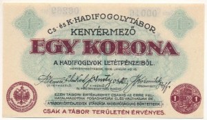 1916. Kenyérmező / Hadifogolytábor 1916. január 15. 1K arab sorozat- és sorszámmal 