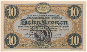 Zalaegerszeg / hadifogolytábor 1916. augusztus 15. 10K arab sorozat- és sorszámmal 