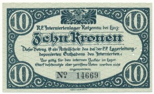 Ausztria / Katzenau Hadifogolytábor Linz közelében ~1914-1918. 10K 