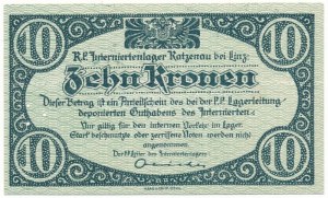 Ausztria / Katzenau Hadifogolytábor Linz közelében ~1914-1918. 10K 