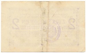 Ausztria / Cilli / Reifenstein hadifogolytábor 1916. 2K hátlapon bélyegzéssel, kézírásos sorszámmal 