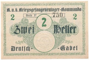 Osztrák-Magyar Monarchia / Deutsch Gabel (Jablonné v Podjestsdí) Hadifogolytábor ~1914-1918. 2h 