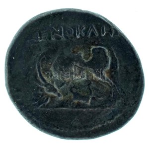 Illíria Kr.e. 80-48 / Xenokles és Chairenos / Apollonia / Drachma Ag (3,04g) T:XF patina / Illyria 80-48 BC ...