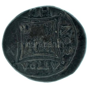 Illíria Kr.e. 80-48 / Xenokles és Chairenos / Apollonia / Drachma Ag (3,04g) T:XF patina / Illyria 80-48 BC ...