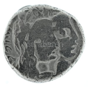 Nabateus Királyság 038-39 / IV. Aretas / Petra / Drachma Ag (3,65g) T:VF Nabataean Kingdom 38-39 / Aretas IV / Petra ...