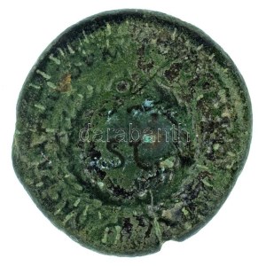 Római Birodalom 116 / Traianus / Róma Semis bronz (4,26g) T:VF / Roman Empire 116 / Trajan / Rome Semis bronze ...
