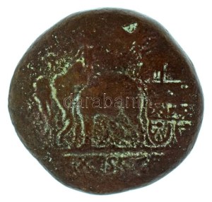 Római Birodalom 141 után / I. Faustina / Róma / Sestertius bronz (10,22g) T:F patina / Roman Empire 141 / Faustina I ...