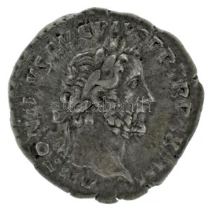 Római Birodalom 161 / Antoninus Pius / Róma / Denarius Ag (3,49g) T:XF patina / Roman Empire 161 / Antoninus Pius ...