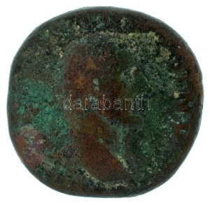 Római Birodalom 162 / Antoninus Pius (posztumusz, Marcus Aurelius alatt) / Róma / Sestertius bronz (26,80g) T:F ...