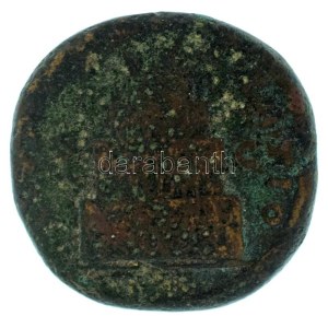 Római Birodalom 162 / Antoninus Pius (posztumusz, Marcus Aurelius alatt) / Róma / Sestertius bronz (26,80g) T:F ...