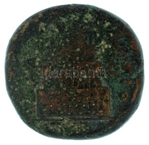 Római Birodalom 162 / Antoninus Pius (posztumusz, Marcus Aurelius alatt) / Róma / Sestertius bronz (26,80g) T:F ...