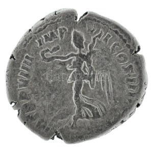 Római Birodalom 184 / Commodus / Róma / Denarius ezüstözött (2,51g) T:VF kitörések / Roman Empire 184 / Commodus ...