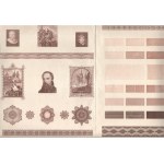 Horváth Endre (1896-1954) festőművész és grafikus különböző munkáinak rézmetszet tervei hajtott lapon, közte 1973...