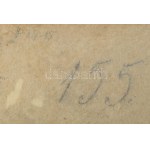 Molnár József (1821-1899): Hegyvidéki táj (Tátra?). Olaj, karton, jelezve jobbra lent. Restaurált...