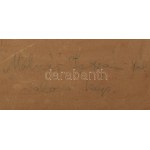 Molnár József (1821-1899): Hegyvidéki táj (Tátra?). Olaj, karton, jelezve jobbra lent. Restaurált...