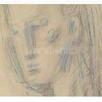 Korniss Dezső (1908-1984): Fej, 1930 körül. Ceruza, papír, jelzés nélkül. Reprodukálva: Kolozsváry Marianna...