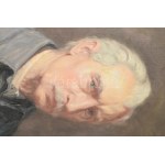 Muzsinszki Nagy Endre (1886-1975): Önarckép 75 évesen, Siófok, 1961. Olaj, vászon. Jelezve jobbra lent. 60X50 cm ...
