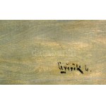 Györök Leó (1847-1899): Trogiri részlet. Olaj, vászon. Jelezve jobbra lent. Dekoratív, kissé kopott fakeretben, 29,5×51...