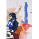 Bukta Imre (1952-): Bukta Imre és Balogh István Vilmos a budapesti, Majakovszkij (Király) utcai közös műhelyükben, 1983...
