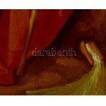 Jelzés nélkül, itáliai festő, XVIII. sz.: Keresztelő Szent János. Olaj, vászon. Restaurált, dublírozott...