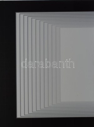 Ottó László (1966-): Origo-metrum [beyond] [20210312]. Akril, vászon, jelzett a hátoldalán. 60x120 cm...