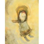 Csáki Róbert (1964-): Üveggolyók. Olaj, vászon, jelzett 100x100 cm