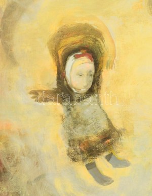 Csáki Róbert (1964-): Üveggolyók. Olaj, vászon, jelzett 100x100 cm