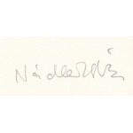 Nádler István (1938-): Niké (cím nélkül), 1991. Szitanyomat, papír. Jelzett. Számozott: 67/100. Az 1991...