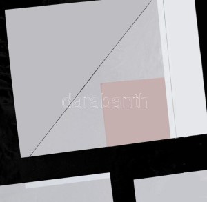 Konok Tamás (1930-2020): Geometrikus kompozíció, 1991. Szitanyomat, papír, jelzett, számozott (22/40). 28×28 cm ...