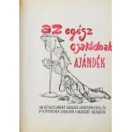 Rau Tibor (1934-2009), 26 db mű: Kiváló áruk fóruma - anti reklám, 1975. Mappa 26 db, részben erotikus karikatúrával...