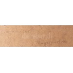 Garabuczy Ágnes (1936-2020): Tengerparton. Olaj, farost, jelzett, hátoldalán Garabuczy Ágnes autográf feliratával...