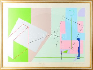 Müller Árpád (1961-2006): I (a Decoration mappából). Szitanyomat, papír, jelzett. Művészpéldány AE 3/15 jelzéssel...