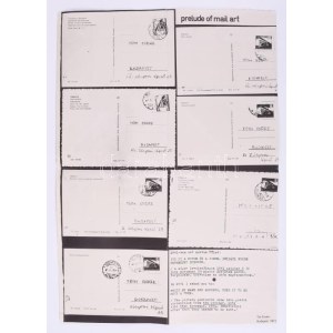Tót Endre (1937-): Prelude of mail art, 1971. Ofszet, papír, jelezve jobbra lent nyomtatva...
