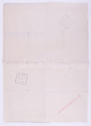Tót Endre (1937-): Prelude of mail art, 1971. Ofszet, papír, jelezve jobbra lent nyomtatva...