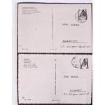 Tót Endre (1937-): Prelude of mail art, 1971. Ofszet, papír, jelezve jobbra lent nyomtatva...