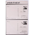 Tót Endre (1937-): Prelude of mail art, 1971. Ofszet, papír, jelezve jobbra lent nyomtatva...
